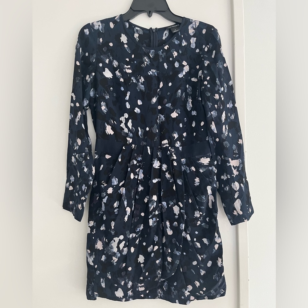 Club Monaco silk tulip dress
